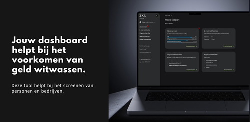 Jouw dashboard helpt bij het voorkomen van geld witwassen. Deze tool helpt bij het screenen van personen en bedrijven.